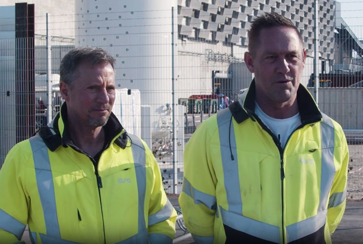 Medarbejdere fra Amager Ressourcecenter