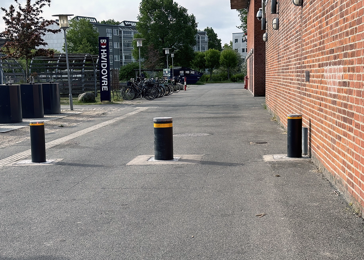 Sikring med pullerter