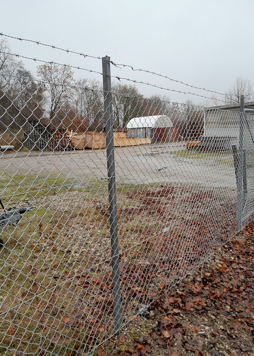 Visning af hegn efter